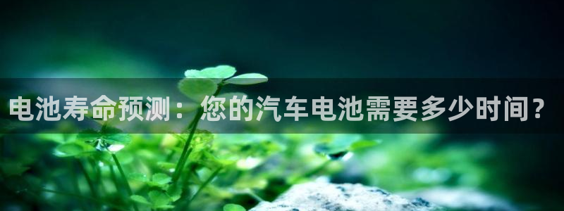 优发国际登录k8：电池寿命预测：您的汽车电池需要多少时间？